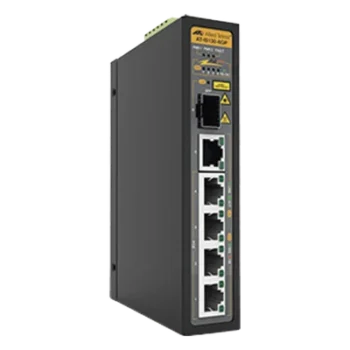 Switch Industrial PoE+ No-Administrable de 5 Puertos 10/100/1000 Mbps (4 Puertos son PoE+) + 1 puertos SFP, 90 W