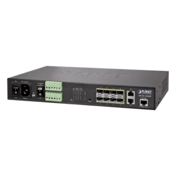 Switch Administrable L2, 8 puertos 100/1000X SFP, 2 puertos 10/100/1000T
