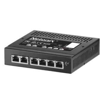 Switch WISP PoE 6 puertos Gigabit, entrada PoE pasivo de 37-53 Vcc