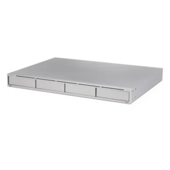 NVR Empresarial / 4 Bahías HDD 2.5/3.5 / 50 Cámaras Full HD / 15 Cámaras 4K / Puerto 10 Gbps SFP+ / RAID 1/5 Automático