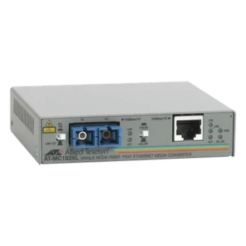 Convertidor de medios fast ethernet a fibra óptica, conector SC, monomodo (SMF), 15 Km