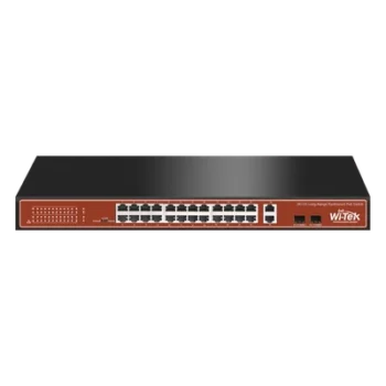 Switch PoE de largo alcance / 24 x 10/100Mbps + 2 x SFP Gigabit Combo / 250m / 250W / 802.3af/at/bt / 820 pies