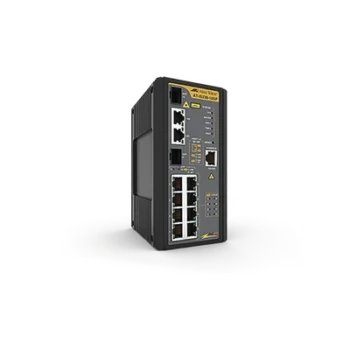 Switch Industrial PoE+ administrable de 8 Puertos 10/100/1000 Mbps + 2 puertos SFP Combo, 120 W