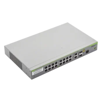 Switch Administrable CentreCOM FS980M, Capa 3 de 16 Puertos 10/100 Mbps + 2 puertos RJ45 Gigabit/SFP Combo