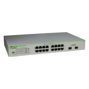Switch Gigabit WebSmart de 16 puertos 10/100/1000 Mbps (2 x Combo) + 2 puertos gigabit SFP (Combo)