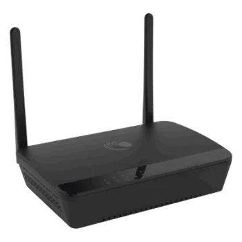 Router residencial cnPilot r195P de alta cobertura, doble banda, 2x puertos ATA, 1x puerto WAN con salida PoE para alimentar suscriptor Cambium