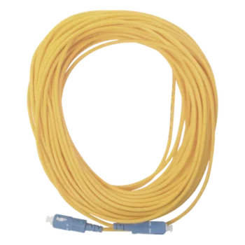 Jumper de Fibra Óptica Simplex, Monomodo, con Conectores SC/UPC-SC/UPC, de 20 Metros