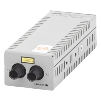 Mini convertidor de medios de cobre a fibra de escritorio 1000TX a 1000SX conector ST