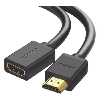 Cable Extensor HDMI / 1 m (3.28 ft) / 4K@60Hz / 3D / HDR / Macho a Hembra / Cobre Estañado / Transmisión Estable