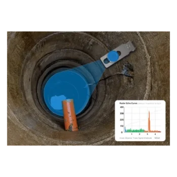 Radar de Distancia LoRaWAN / Medición hasta 12 m (39.4 ft) / IP68 / Batería 7 Años / NFC / Telemetría para BMS y Agua