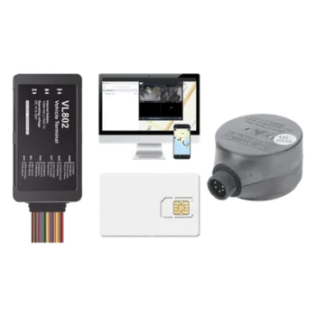 Kit localizador vehicular / 4G LTE / BLE / RS485 / Audio bidireccional / Sensor ultrasónico de combustible / SIM incluida