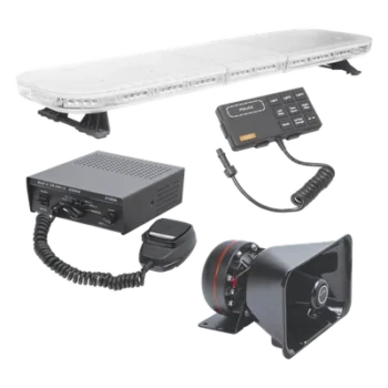 Kit de Equipamiento para Seguridad Pública / Barra LED 88 LEDs G3 / Sirena 100W 7 Tonos / Bocina 100W 8 Ohm / IP65 / SAE / 118 cm (46.5 in)