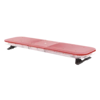 Barra de Luces LED / 47" (118 cm) / 88 LEDs Hyperlux / Color Rojo / 45 Patrones de Destello / Bajo Perfil / Vehículos de Emergencia