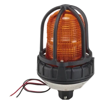 Luz Estroboscópica para Ubicaciones Peligrosas / 520,000 Candelas Pico / 80 Destellos por Minuto / Montaje en Tubería NPT 3/4" / IP66 / 12-24 VCD / Ámbar