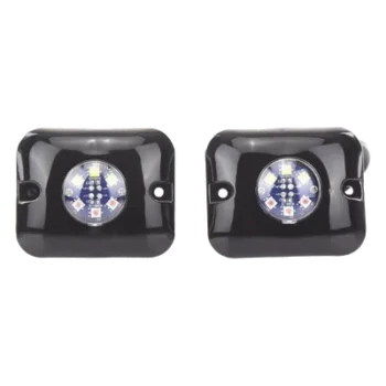 Estrobos Ocultos LED / 12 LEDs / 12 Patrones de Destello / 10-24 VCC / 1 A Máx. / 3.2 x 1.8 cm