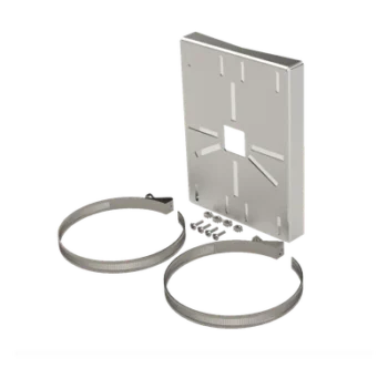 Montaje Universal para Cámara / Acero Galvanizado Calibre 16 / Poste 2' a 5' / Acabado Rugoso Fino / Exterior