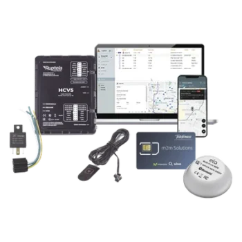 Kit Localizador 4G LTE / Rastreador GPS / CAN Bus FMS-J1708-J1939 / Anti-Jammer / Paro Motor / 1 Año Datos / Sensor Temperatura-Humedad / Botón SOS / Relay