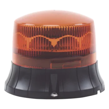 Burbuja LED Giratoria / Ámbar / 9 LEDs / 12-30 VCC / IP65 / Montaje Permanente