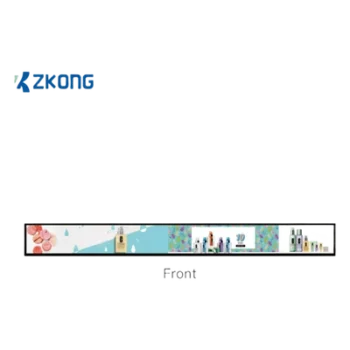 Display Electrónico de Estantes / 23.1 Pulgadas / LCD Estirado 1920x158 / Android 4.4.2 / Brillo 400 Nits / Wi-Fi Dual Band / USB Type-C y MicroUSB / Consumo 45W