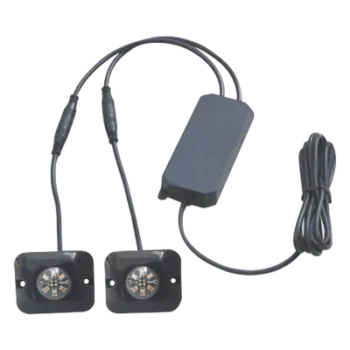 Estrobos Ocultos / 6 LED Gen III / 12 Patrones / 10-24 VCC / 1A Máx / 3.2x1.8 cm (1.26x0.71 in)