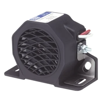 Alarma de Reversa Vehicular / 102 dB(A) / 12-24 VDC / IP64 / SAE F / Tono Dual y Doble