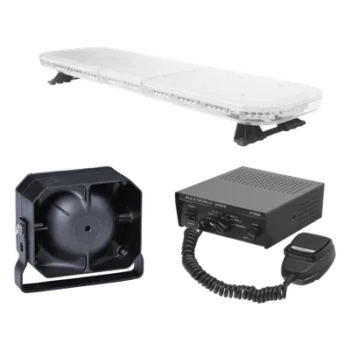 Kit de Equipamiento para Unidades de Seguridad Pública / Barra LED 88 LEDs / Sirena 100W / Bocina 100W / IP65 / 118 cm (46.5 in)