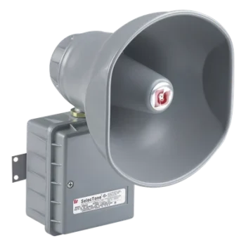 Altavoz amplificado / 15W / Clasificado para ubicaciones peligrosas / 24 VCA/VCD / IP66 / Tipo 4X / 110 dB a 3 m (9.84 ft)