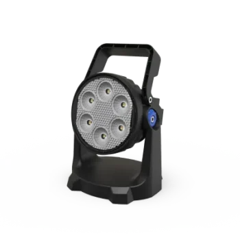 Lámpara de Trabajo LED / 600 Lúmenes / Batería Recargable 3-4 h / Carga USB-C / Base Magnética / IP67