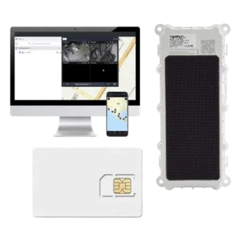 Dispositivo de Seguimiento de Activos / LTE Cat-M1/NB-IoT / IP67 / Batería 9600 mAh / Carga Solar / GPS/GLONASS/Galileo/Beidou