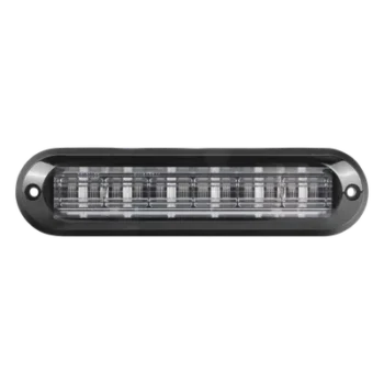 Luz Auxiliar Ultra Brillante / 6 LEDs 3W / IP67 / ECE R65 / SAE J595 Clase I / 12 Patrones Destello / 142.6×36×14 mm / 5.6×1.4×0.55 in