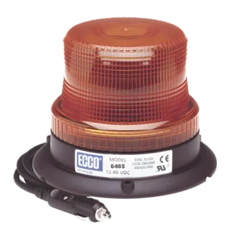 Mini Burbuja LED / Ámbar / Montaje Magnético / 12-80 VCC / 5.6" Diámetro / SAE J845 Clase III / -30°C a 50°C