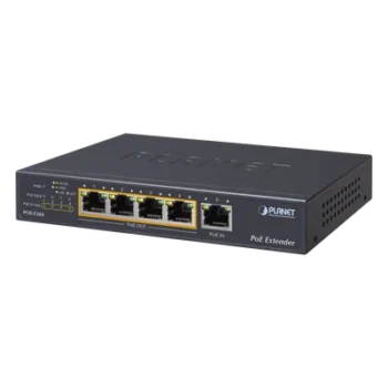 Extensor PoE / 65W Ultra PoE / 4 Puertos Gigabit / 200 m / 656 ft / 10 Gbps Switch