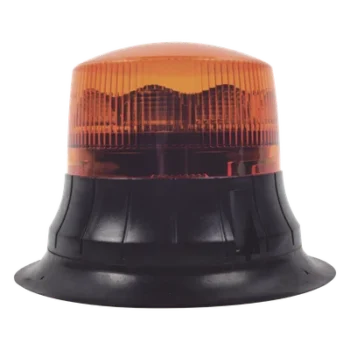 Burbuja LED de Señalización / 9 LEDs de Alta Intensidad / Ámbar / IP65 / Montaje Magnético / 12 VCC
