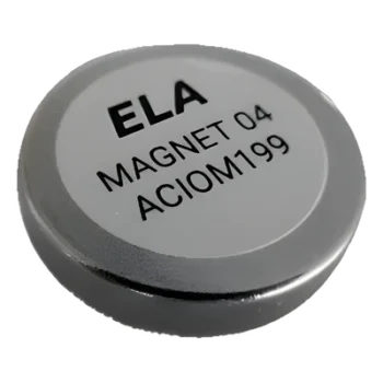 Imán Permanente para Sensor Magnético / Detección hasta 12 mm / Adhesivo Delrin / Ø40 mm + Ø30 mm