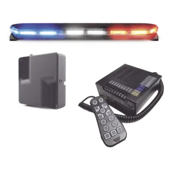 Torreta LED / 300 LEDs / Dual Color / 47 Pulgadas / 31 Patrones / 12-24 VDC / Perfil 1.6 Pulgadas