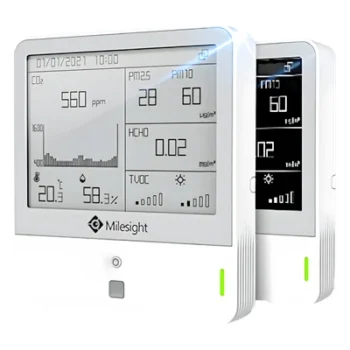 Sensor LoRaWAN 9 en 1 / Pantalla E-Ink 4.2 pulgadas / Alcance 15 km (49,212 ft) / Monitoreo Ambiental Integral / Batería Multianual