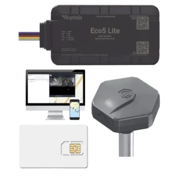 Rastreador Vehicular y Monitoreo de Flota / BLE 5.0 y GNSS / LTE CAT1 y LTE-M con Respaldo 2G / GNSS U-blox / IP54 / -20 °C a +40 °C / Acelerómetro de 3 Ejes / Suministro 9-32 V / Batería Interna / -6.6 °F a +104 °F