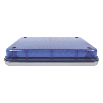Luz de Advertencia LED / 9x7 Pulgadas / 104 LEDs / 12 VCC / 10 Patrones de Destello / Montaje Permanente / IP para Exteriores