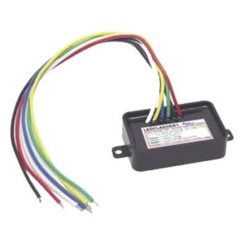 Flasheador LED / Control de 20 Cabezales / 12 Patrones Programables / IP67 / 12V DC / 3 x 2 x 1 pulgadas