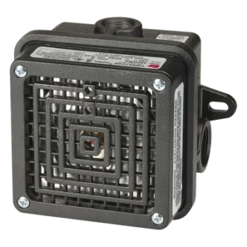 Bocina Industrial Vibratone / 100 dB / 120 VAC / 50-60 Hz / Doble Entrada NPT 3/4" y 1/2" / IP con Empaquetadura