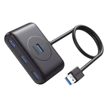 HUB USB-A 3.0 / 4 Puertos USB-A 3.0 5Gbps / Entrada USB-C PD 5V2A / Cable 1 m (3.3 ft) / Indicador LED / Diseño Compacto