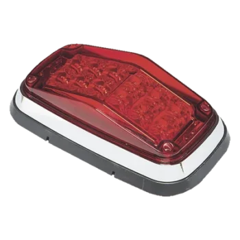 Luz de Advertencia LED / 8 x 4" (203.2 x 101.6 mm) / 12 LEDs / 11 Patrones / 12-30 VDC / IP67 / SAE J845 J595