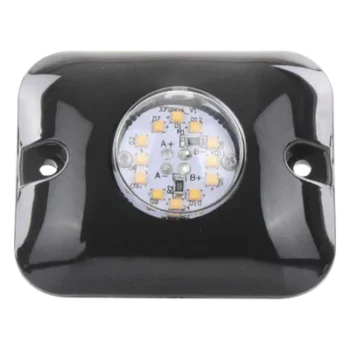 Luz Oculta LED / 12 LED Gen III / Ámbar / 10-24 VDC / 12 Patrones / 3.2x1.8 cm
