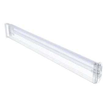 Riel Guía para Etiqueta Electrónica / Policarbonato Transparente / 37 mm x 14 mm x 1 m (3.3 ft) / Ángulo Ajustable / Compatible 1.54' a 2.9'