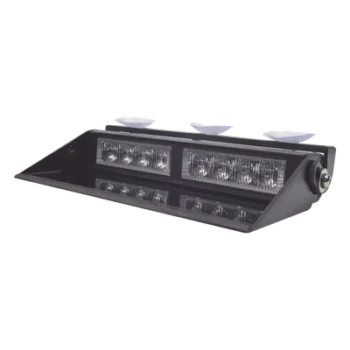 Luz de advertencia interior / 8 LED Gen III / 22 patrones de destello / 12 VCC / 2 A máx / Montaje por succión