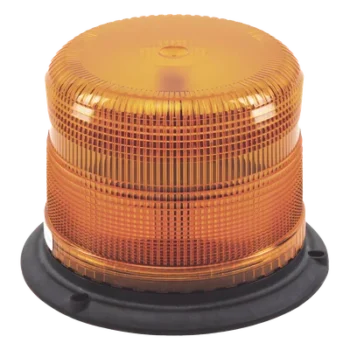 Burbuja LED Clase II / 3 LEDs de 5 W / 11 Patrones de Destello / Policarbonato Ámbar / Montaje Permanente / 12-48 VCC / -30 a 50 °C