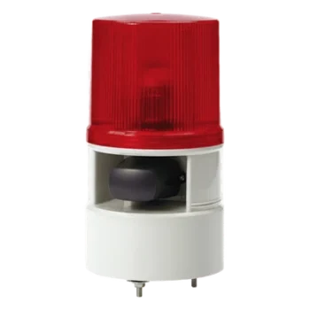 Baliza LED con Sirena / 5 Tonos 105 dB / 4 Modos de Destello / 110-220 VCA / IP54 / -30°C a +50°C