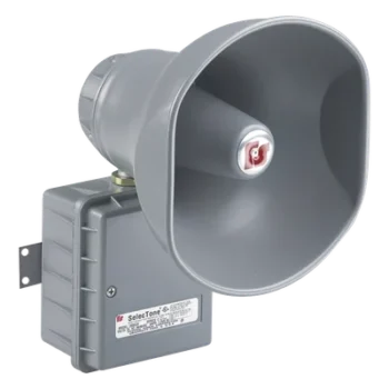 Altavoz amplificado / 15W / Ubicaciones peligrosas / 120 Vca / 110 dB a 10 pies / IP66 e IP69K
