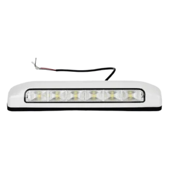 Luz de Escena LED / 6 LED / 75 lm / IP67 / 12-24 VCC / 0.1 A / 203 x 41 x 29 mm / 8 x 1.6 x 1.1 in / -30°C a +50°C / Bisel Blanco