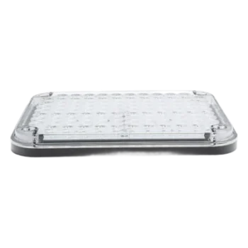 Luz de Advertencia LED / 104 LEDs / 9x7" / 12 VCC / Montaje Permanente / 2 Patrones de Destello
